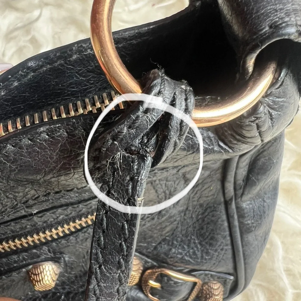 Firm | Balenciaga Motorcross Classic City Pochette Bag - Picture 8 of 12